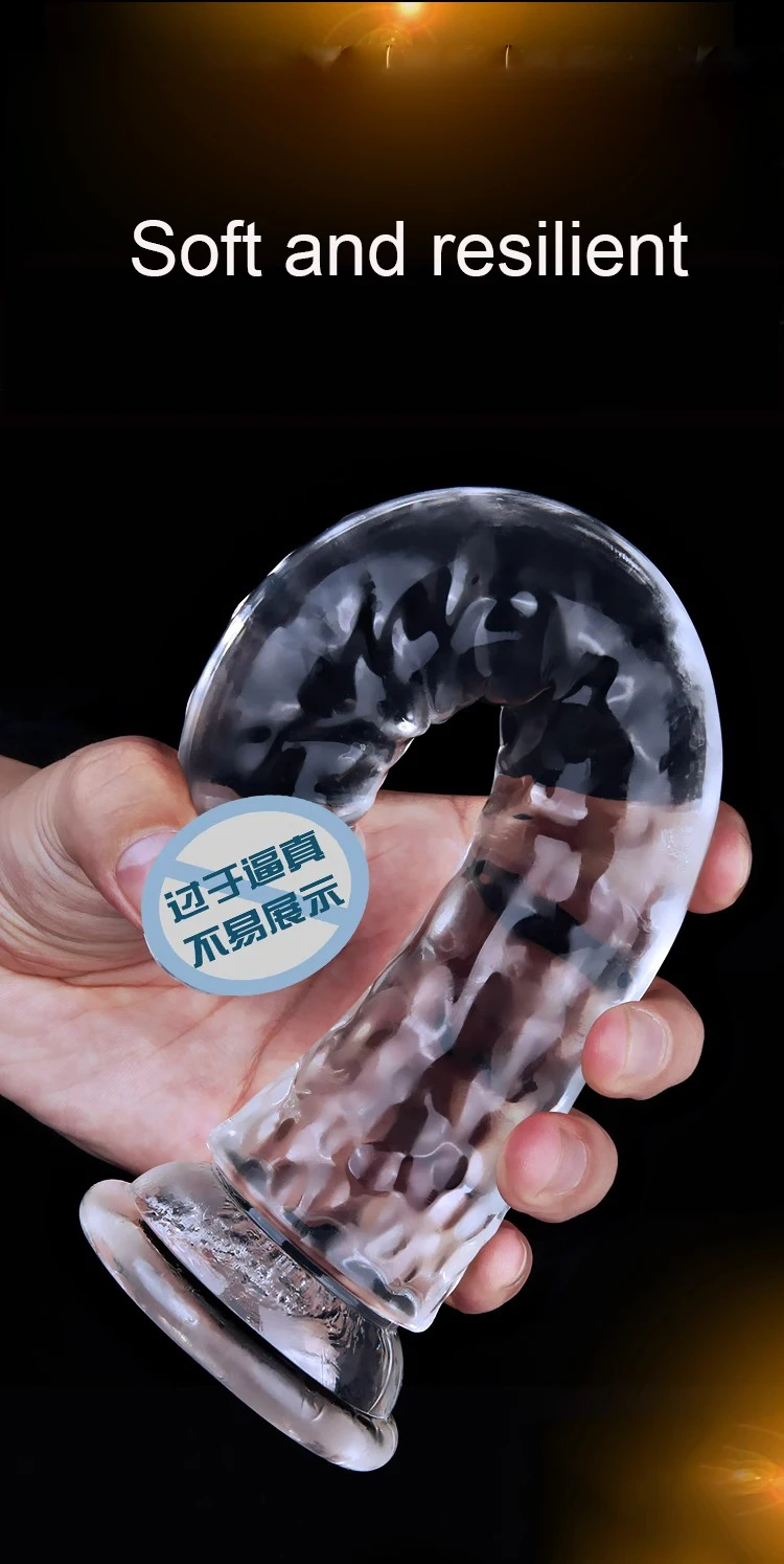 New Realistic Dildos Erotic Jelly Dildo With Super Strong Suction Cup Sex Toys for Woman Men Artificial Penis G-spot Simulation