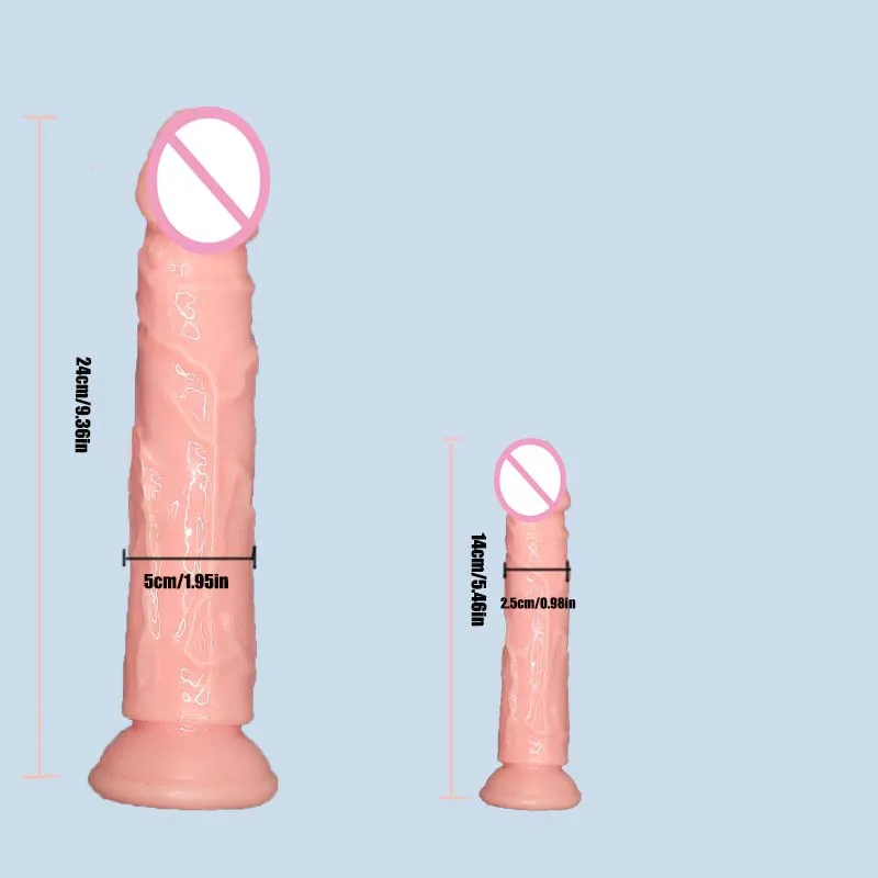 Realistic Dildo with Suction Cup Base,Lifelike Cock for Vaginal and Anal Play, Soft and Flexible Penis Toy for Women and Couples Realistic Dildo with Suction Cup Base,Lifelike Cock for Vaginal and Anal Play, Soft and Flexible Penis Toy for Women and Couples