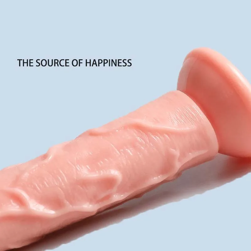 Realistic Dildo with Suction Cup Base,Lifelike Cock for Vaginal and Anal Play, Soft and Flexible Penis Toy for Women and Couples Realistic Dildo with Suction Cup Base,Lifelike Cock for Vaginal and Anal Play, Soft and Flexible Penis Toy for Women and Couples