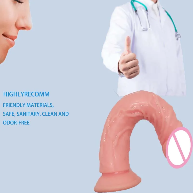 Realistic Dildo with Suction Cup Base,Lifelike Cock for Vaginal and Anal Play, Soft and Flexible Penis Toy for Women and Couples Realistic Dildo with Suction Cup Base,Lifelike Cock for Vaginal and Anal Play, Soft and Flexible Penis Toy for Women and Couples