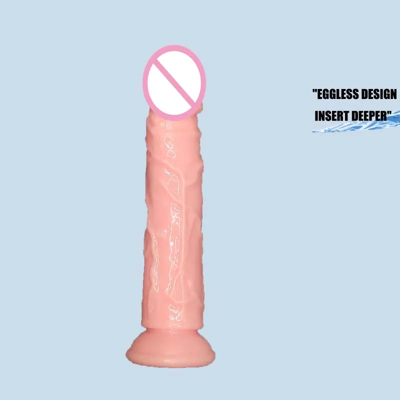 Realistic Dildo with Suction Cup Base,Lifelike Cock for Vaginal and Anal Play, Soft and Flexible Penis Toy for Women and Couples Realistic Dildo with Suction Cup Base,Lifelike Cock for Vaginal and Anal Play, Soft and Flexible Penis Toy for Women and Couples