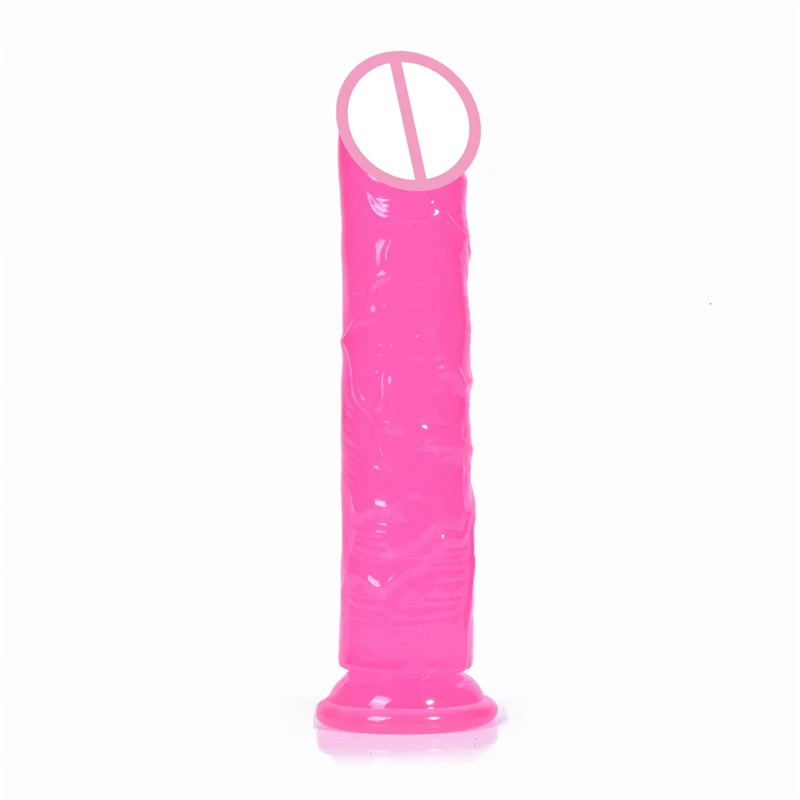5 Size Translucent Soft Jelly Big Dildo Realistic Fake Dick Penis Butt Plug Sex Toys for Woman Men Vagina Anal Massage Product