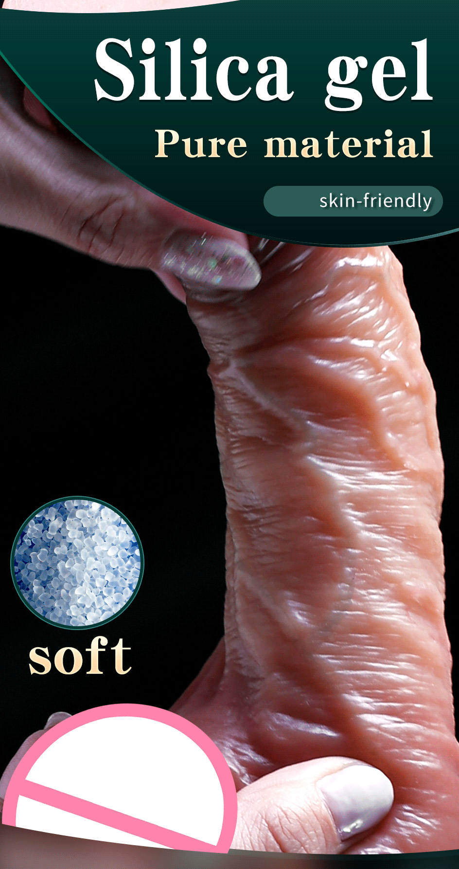 Realistic Dildos for Women Skin Sliding Foreskin Testicles Dildo Anal Vaginal Stimulation Strapon Big Penis Sex Toys for Woman Realistic Dildos for Women Skin Sliding Foreskin Testicles Dildo Anal Vaginal Stimulation Strapon Big Penis Sex Toys for Woman