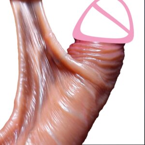Realistic Dildos for Women Skin Sliding Foreskin Testicles Dildo Anal Vaginal Stimulation Strapon Big Penis Sex Toys for Woman
