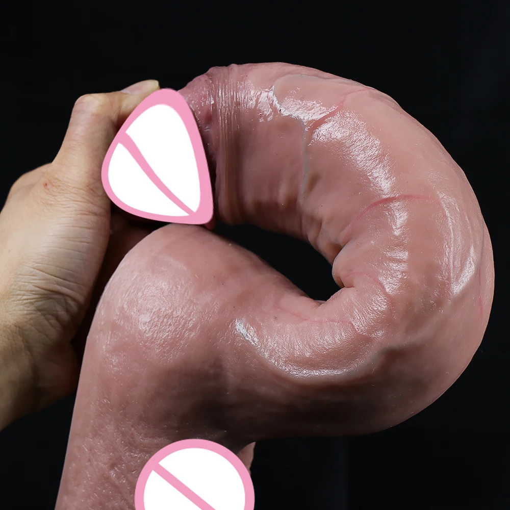 Super Huge Realistic Dildo Penis Soft Silicone Dick with Suction Cup Cock Anal Plug Sex Toy for Women Men Lesbian Aldult 18 Real Super Huge Realistic Dildo Penis Soft Silicone Dick with Suction Cup Cock Anal Plug Sex Toy for Women Men Lesbian Aldult 18 Real