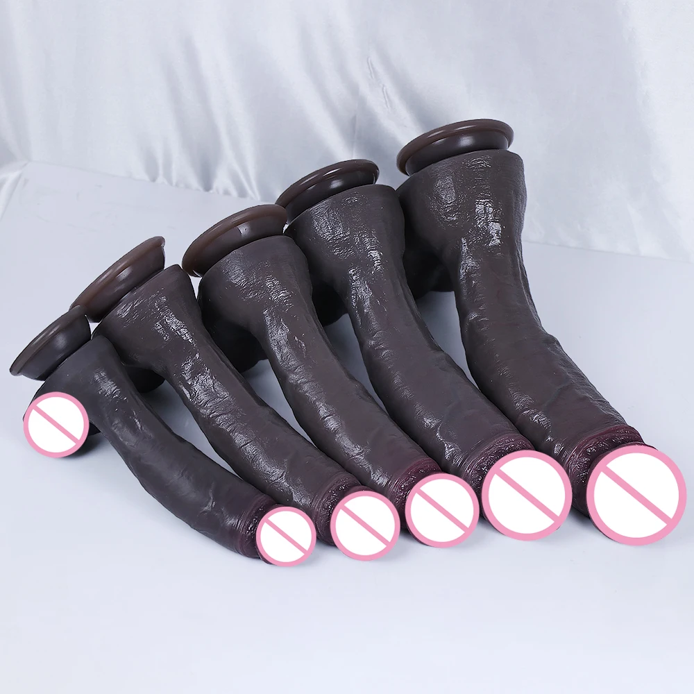 Super Huge Realistic Dildo Penis Soft Silicone Dick with Suction Cup Cock Anal Plug Sex Toy for Women Men Lesbian Aldult 18 Real Super Huge Realistic Dildo Penis Soft Silicone Dick with Suction Cup Cock Anal Plug Sex Toy for Women Men Lesbian Aldult 18 Real