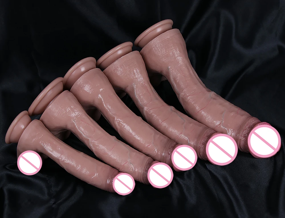 Super Huge Realistic Dildo Penis Soft Silicone Dick with Suction Cup Cock Anal Plug Sex Toy for Women Men Lesbian Aldult 18 Real Super Huge Realistic Dildo Penis Soft Silicone Dick with Suction Cup Cock Anal Plug Sex Toy for Women Men Lesbian Aldult 18 Real
