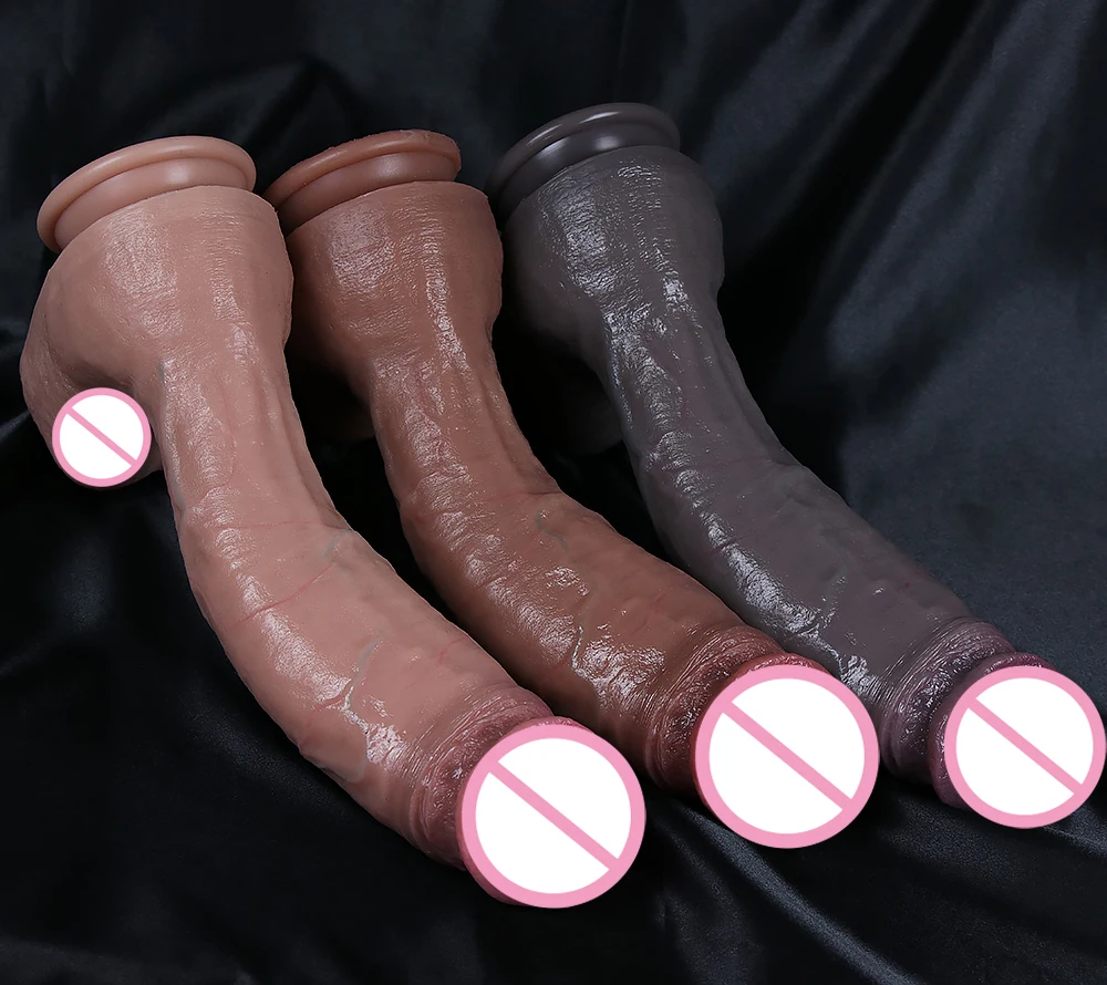 Super Huge Realistic Dildo Penis Soft Silicone Dick with Suction Cup Cock Anal Plug Sex Toy for Women Men Lesbian Aldult 18 Real Super Huge Realistic Dildo Penis Soft Silicone Dick with Suction Cup Cock Anal Plug Sex Toy for Women Men Lesbian Aldult 18 Real