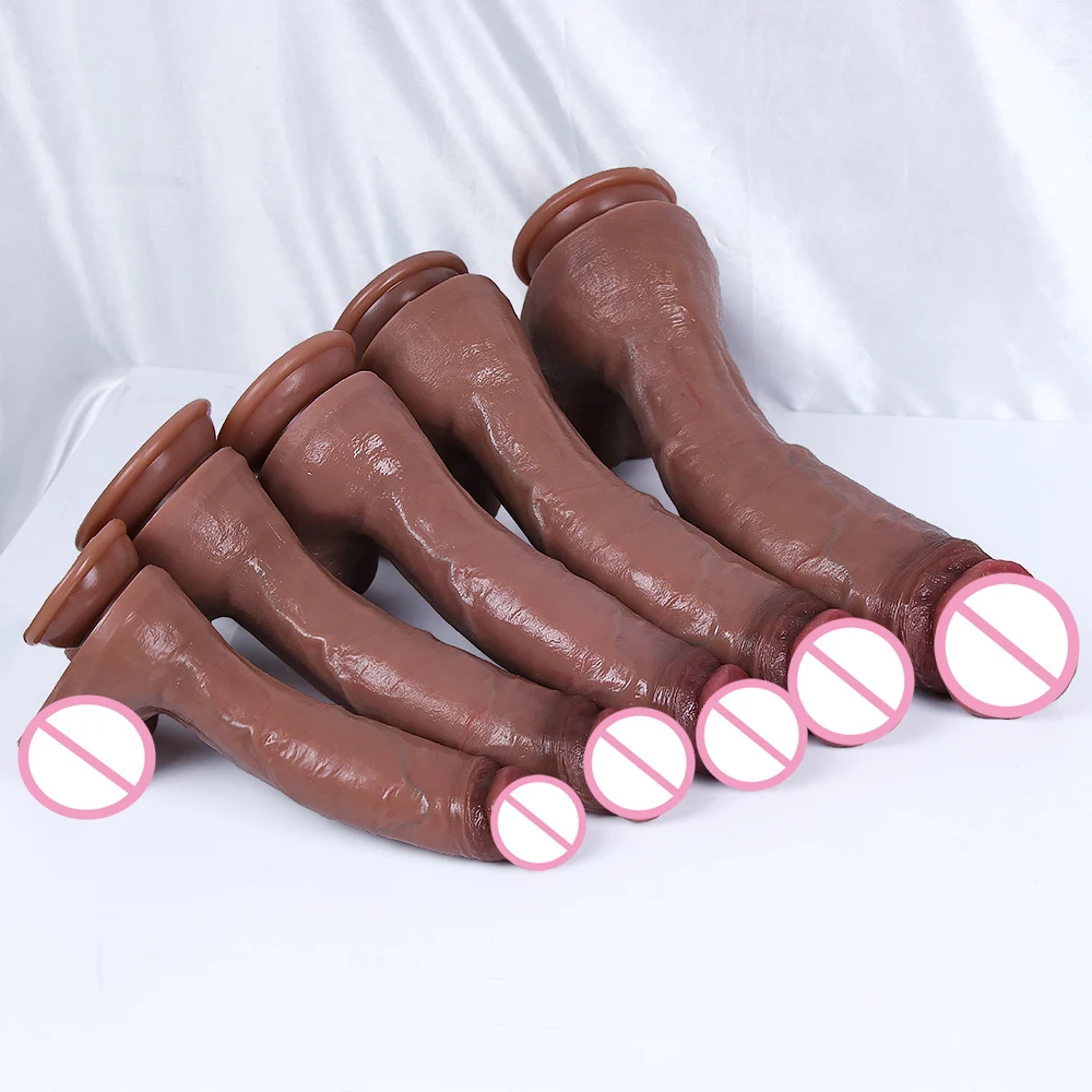 Super Huge Realistic Dildo Penis Soft Silicone Dick with Suction Cup Cock Anal Plug Sex Toy for Women Men Lesbian Aldult 18 Real Super Huge Realistic Dildo Penis Soft Silicone Dick with Suction Cup Cock Anal Plug Sex Toy for Women Men Lesbian Aldult 18 Real