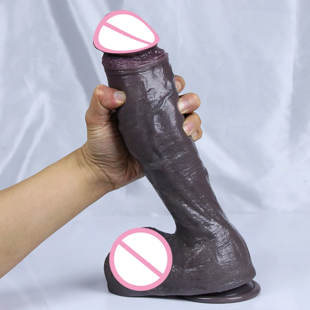 Super Huge Realistic Dildo Penis Soft Silicone Dick with Suction Cup Cock Anal Plug Sex Toy for Women Men Lesbian Aldult 18 Real Super Huge Realistic Dildo Penis Soft Silicone Dick with Suction Cup Cock Anal Plug Sex Toy for Women Men Lesbian Aldult 18 Real