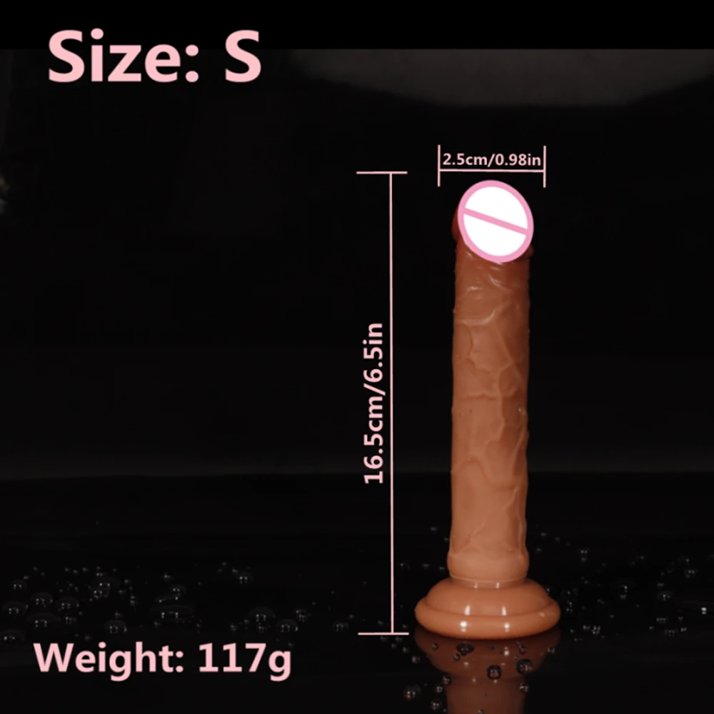 Soft Double Layer Silicone Big Dildo Realistic Fake Long Dick Penis Butt Plug Adult Sex Toys For Woman Men Vagina Anal Massage