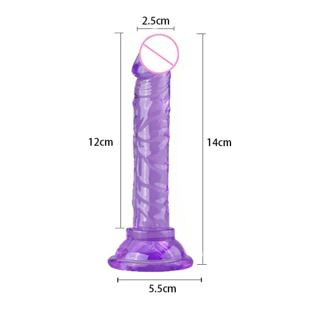 Realistic Soft Jelly Big Dildo Realistic Fake Dick Penis Butt Plug Cock Sex Toys for Woman Men Vagina Anal Massage Dildo Toy
