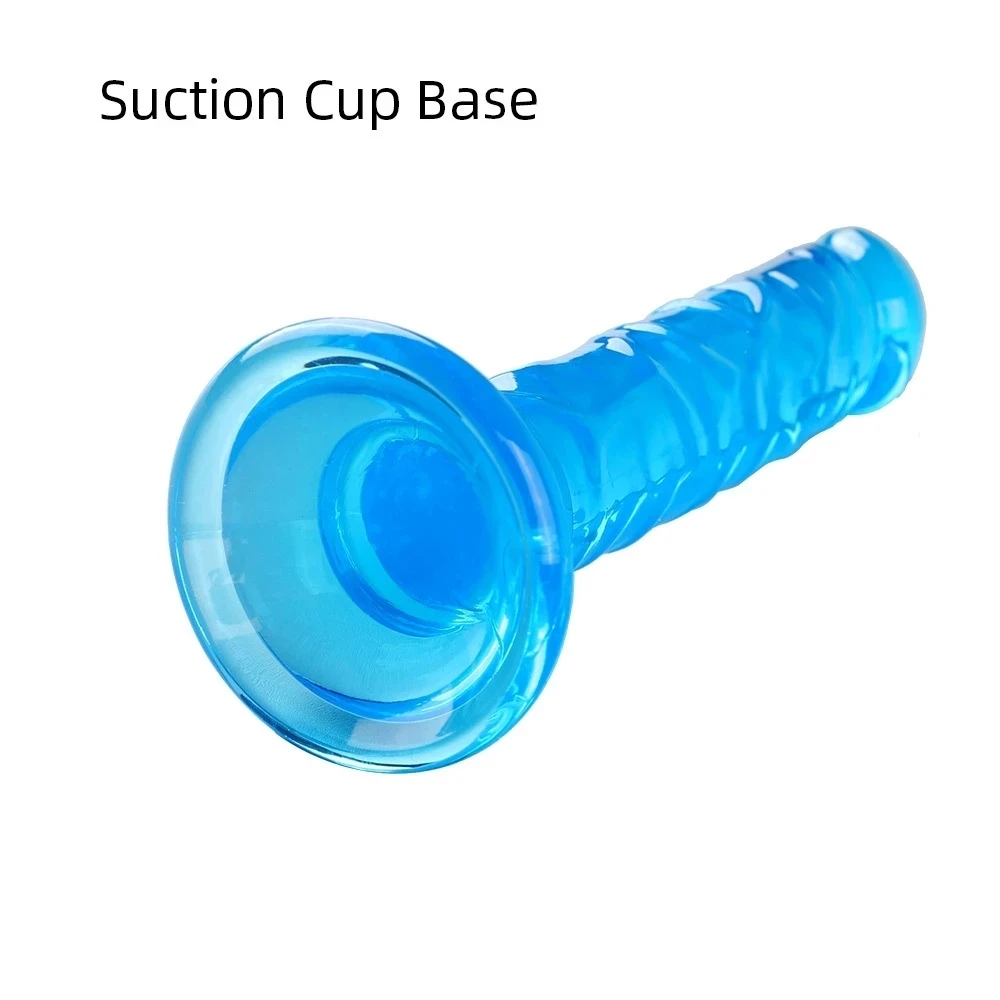 Realistic Soft Jelly Big Dildo Realistic Fake Dick Penis Butt Plug Cock Sex Toys for Woman Men Vagina Anal Massage Dildo Toy