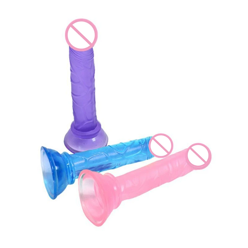 Realistic Soft Jelly Big Dildo Realistic Fake Dick Penis Butt Plug Cock Sex Toys for Woman Men Vagina Anal Massage Dildo Toy