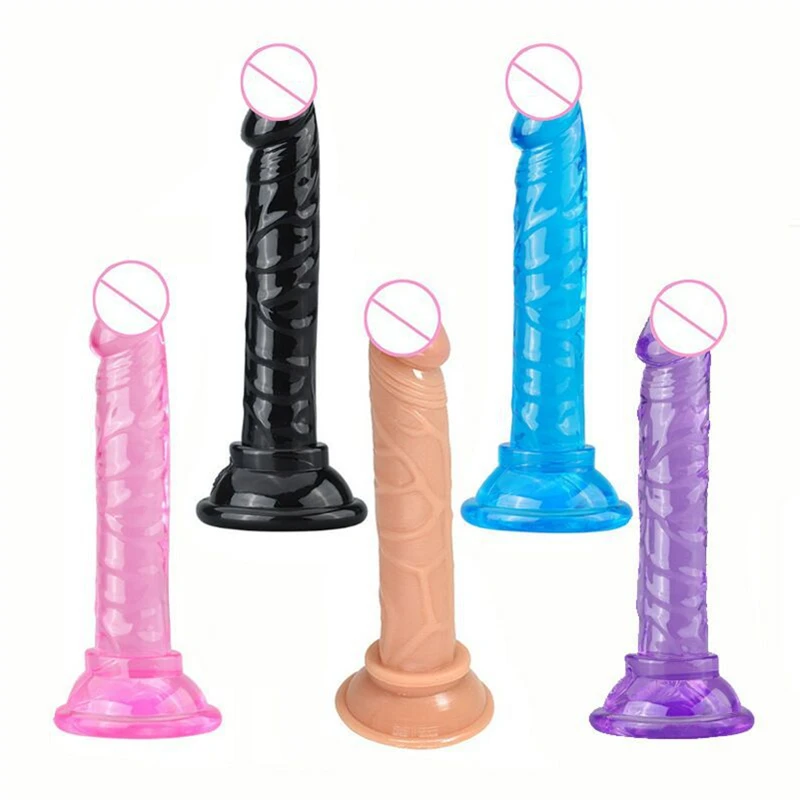 Realistic Soft Jelly Big Dildo Realistic Fake Dick Penis Butt Plug Cock Sex Toys for Woman Men Vagina Anal Massage Dildo Toy