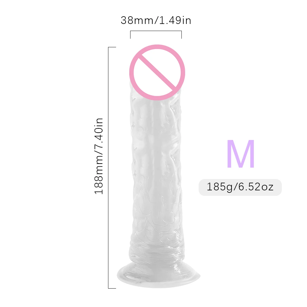 Realistic Dildo With Strong Suction Cup Erotic Jelly Dildo Sex Toys for Woman Artificial Penis G-spot Simulation Anal Butt Plug