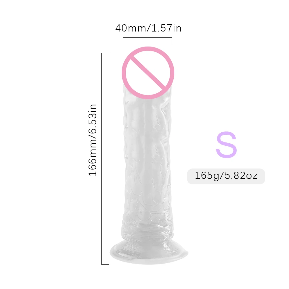 Realistic Dildo With Strong Suction Cup Erotic Jelly Dildo Sex Toys for Woman Artificial Penis G-spot Simulation Anal Butt Plug