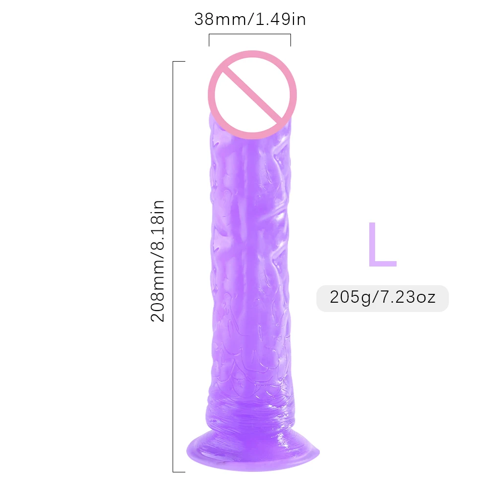 Realistic Dildo With Strong Suction Cup Erotic Jelly Dildo Sex Toys for Woman Artificial Penis G-spot Simulation Anal Butt Plug