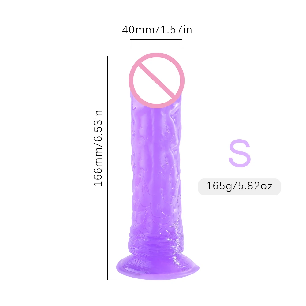 Realistic Dildo With Strong Suction Cup Erotic Jelly Dildo Sex Toys for Woman Artificial Penis G-spot Simulation Anal Butt Plug