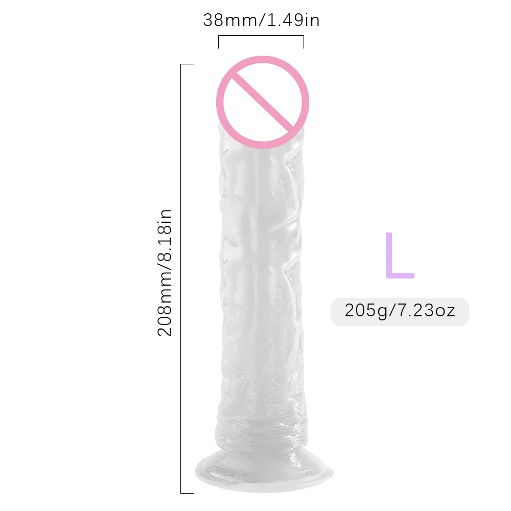 Realistic Dildo With Strong Suction Cup Erotic Jelly Dildo Sex Toys for Woman Artificial Penis G-spot Simulation Anal Butt Plug