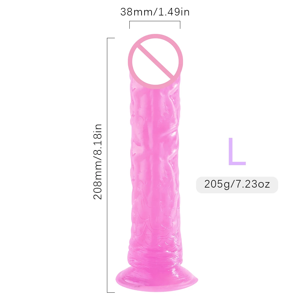 Realistic Dildo With Strong Suction Cup Erotic Jelly Dildo Sex Toys for Woman Artificial Penis G-spot Simulation Anal Butt Plug