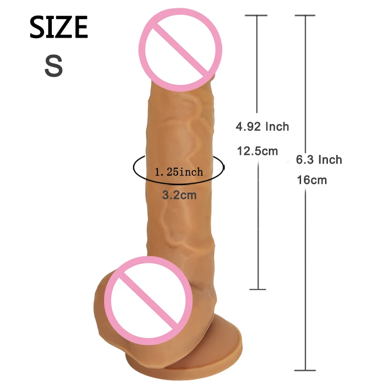 9.45 Inch XXL Realistic Soft Skin Feeling Dildo with Ball Suction Cup Penis Anal Sex Toy Huge Dick for Female Women Lesbain Gay 9.45 Inch XXL Realistic Soft Skin Feeling Dildo with Ball Suction Cup Penis Anal Sex Toy Huge Dick for Female Women Lesbain Gay