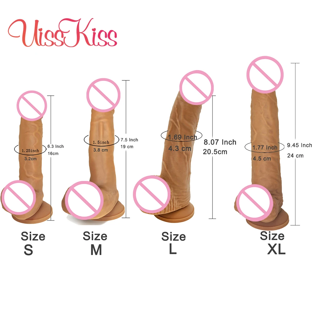 9.45 Inch XXL Realistic Soft Skin Feeling Dildo with Ball Suction Cup Penis Anal Sex Toy Huge Dick for Female Women Lesbain Gay 9.45 Inch XXL Realistic Soft Skin Feeling Dildo with Ball Suction Cup Penis Anal Sex Toy Huge Dick for Female Women Lesbain Gay