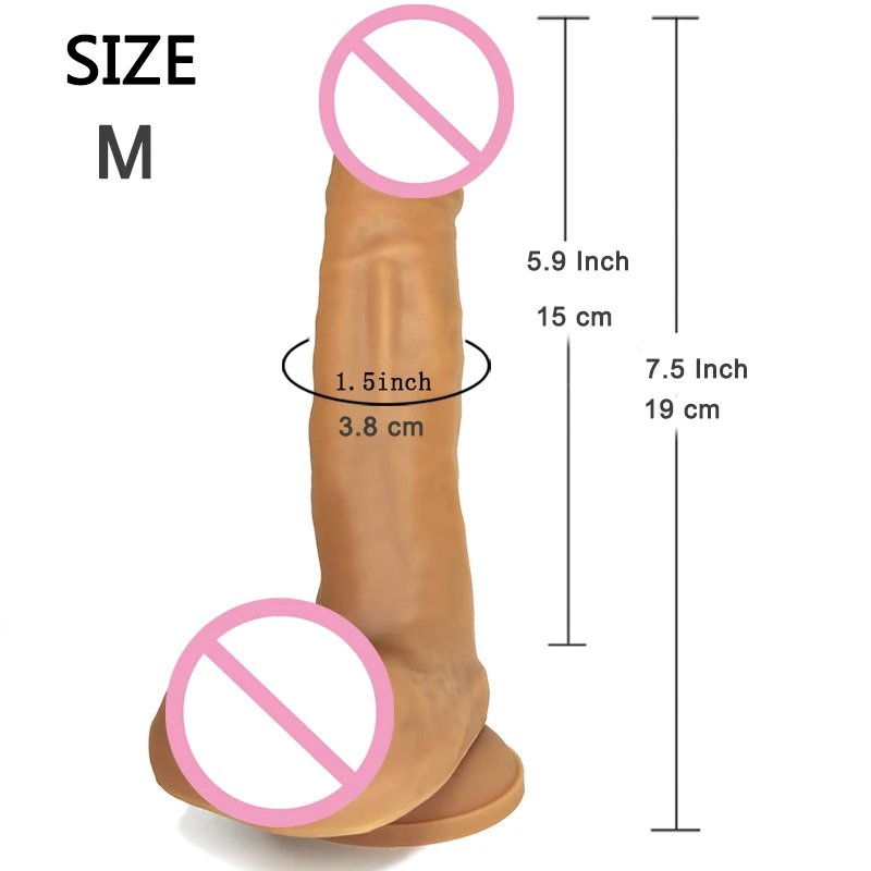 9.45 Inch XXL Realistic Soft Skin Feeling Dildo with Ball Suction Cup Penis Anal Sex Toy Huge Dick for Female Women Lesbain Gay 9.45 Inch XXL Realistic Soft Skin Feeling Dildo with Ball Suction Cup Penis Anal Sex Toy Huge Dick for Female Women Lesbain Gay