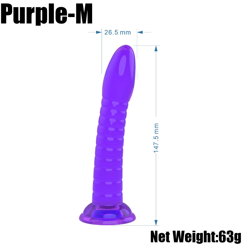 Erotic Soft 3 Size Dildo Realistic Female Toys Penis Strong Suction Cup Dick Sex Toys for Woman Toy for Adult G-spot No Vibrator Erotic Soft 3 Size Dildo Realistic Female Toys Penis Strong Suction Cup Dick Sex Toys for Woman Toy for Adult G-spot No Vibrator