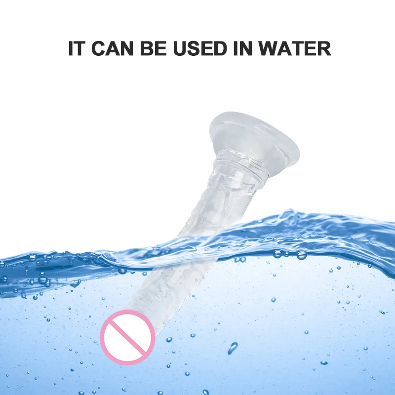 Dildo Toy for Adult Erotic Soft Jelly Strong Suction Cup Dildo Anal Butt Plug Realistic Penis G-spot Orgasm Sex Toys for Woman