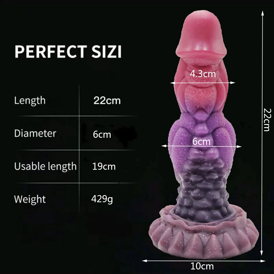 Silicone Realistic Dildo Luminous Monster Dildo Prostate Massager Big Butt Plug Anal Dildo Strong Sucker Anal Sex Toys For Women