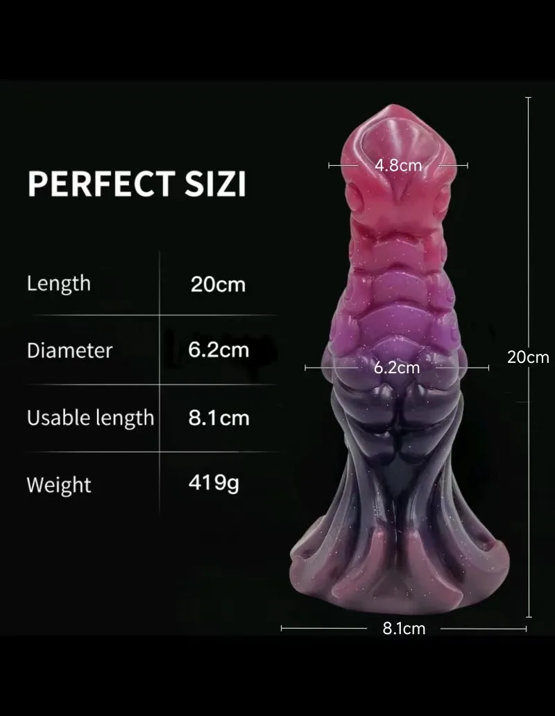 Silicone Realistic Dildo Luminous Monster Dildo Prostate Massager Big Butt Plug Anal Dildo Strong Sucker Anal Sex Toys For Women