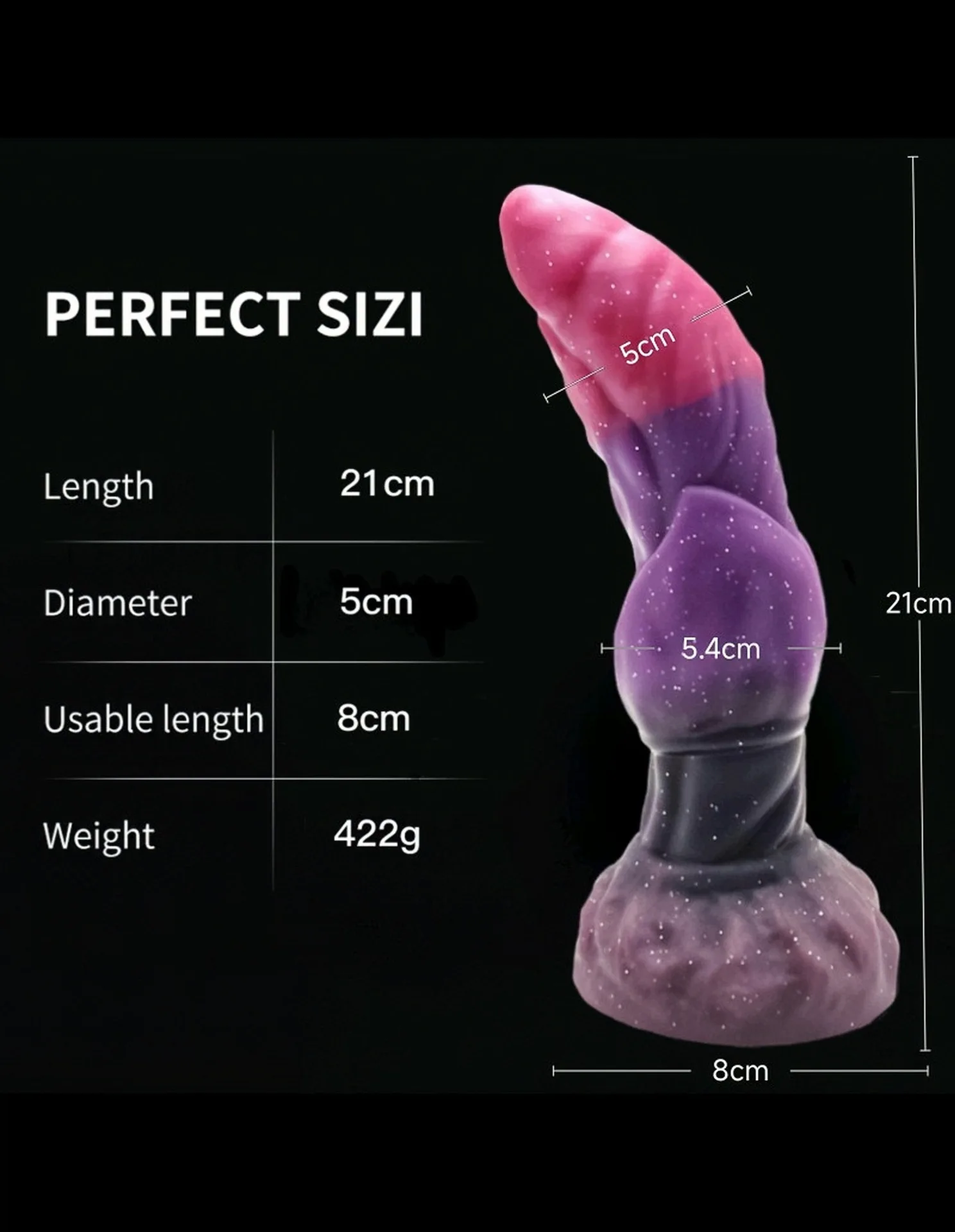Silicone Realistic Dildo Luminous Monster Dildo Prostate Massager Big Butt Plug Anal Dildo Strong Sucker Anal Sex Toys For Women