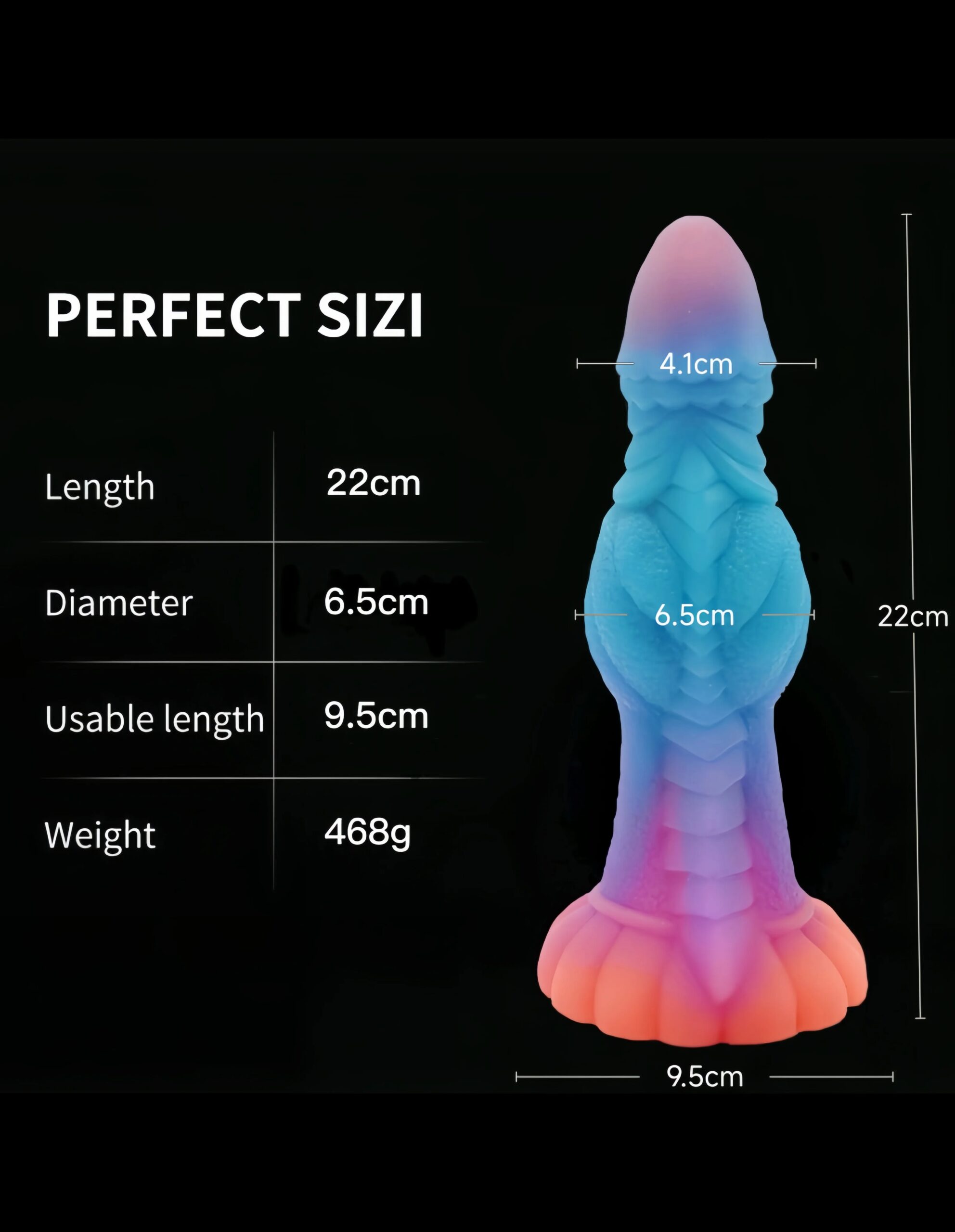 Silicone Realistic Dildo Luminous Monster Dildo Prostate Massager Big Butt Plug Anal Dildo Strong Sucker Anal Sex Toys For Women