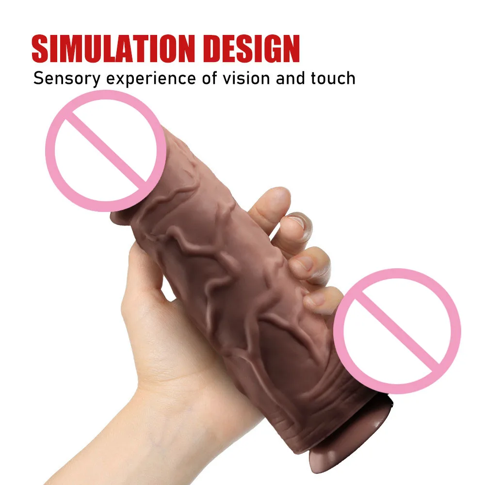 25CM Huge Dildo with Powerful Sucker Realistic Hard Cock Skin Feeling Silicone Huge Big Cock Porn Lesbian Adult Sex Products 25CM Huge Dildo with Powerful Sucker Realistic Hard Cock Skin Feeling Silicone Huge Big Cock Porn Lesbian Adult Sex Products