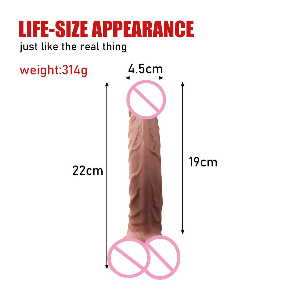 25CM Huge Dildo with Powerful Sucker Realistic Hard Cock Skin Feeling Silicone Huge Big Cock Porn Lesbian Adult Sex Products 25CM Huge Dildo with Powerful Sucker Realistic Hard Cock Skin Feeling Silicone Huge Big Cock Porn Lesbian Adult Sex Products