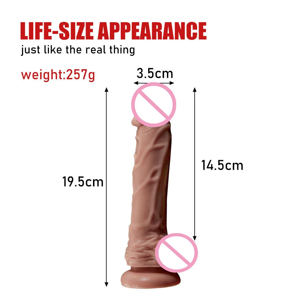 25CM Huge Dildo with Powerful Sucker Realistic Hard Cock Skin Feeling Silicone Huge Big Cock Porn Lesbian Adult Sex Products 25CM Huge Dildo with Powerful Sucker Realistic Hard Cock Skin Feeling Silicone Huge Big Cock Porn Lesbian Adult Sex Products