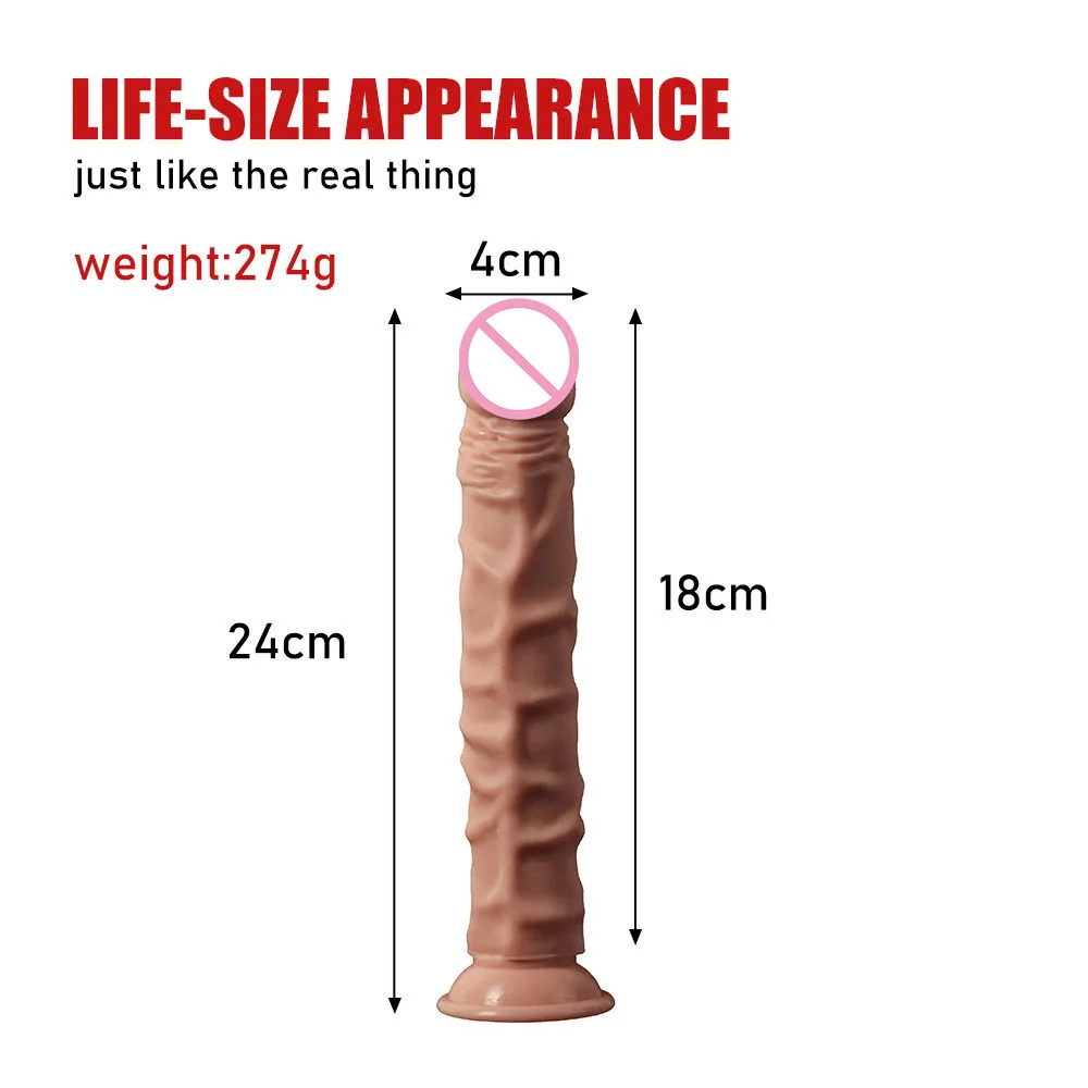 25CM Huge Dildo with Powerful Sucker Realistic Hard Cock Skin Feeling Silicone Huge Big Cock Porn Lesbian Adult Sex Products 25CM Huge Dildo with Powerful Sucker Realistic Hard Cock Skin Feeling Silicone Huge Big Cock Porn Lesbian Adult Sex Products