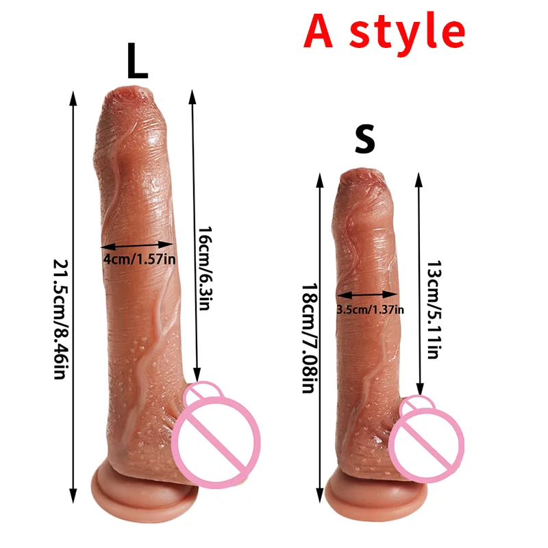 8.5inch Soft Realistic Penis Women’s Dildo With Suction Cup Skin Feel Sliding Foreskin Big Dick Female Masturbator Anal Sex Toys 8.5inch Soft Realistic Penis Women’s Dildo With Suction Cup Skin Feel Sliding Foreskin Big Dick Female Masturbator Anal Sex Toys