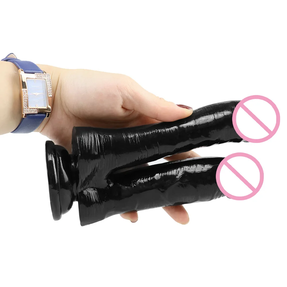 Lesbian Double Dildos Suction Cup Realistic Dildo Penis Big Butt Plug Vagina Anal Adult Sex Toys For Woman Sexshop Couple