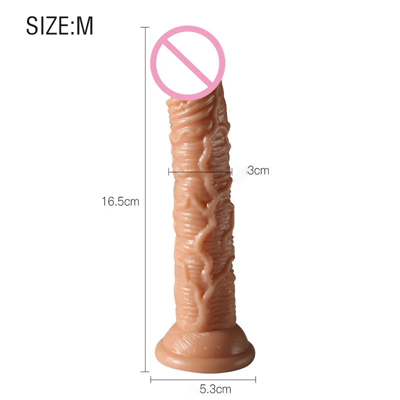 Realistic Dildo with Powerful Suction Cup Penis Female Masturbation Anal Dick Plug Adult Sex Toys G-spot Stimulate Sex Shop