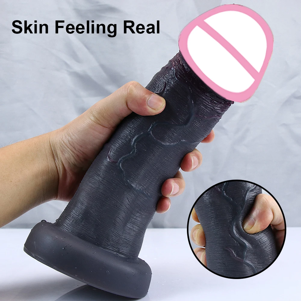 7.5cm Thick Glans Realistic Dildo Soft Huge Adults Penis Suction Cup Anal Sex Toys For Woman Vagina G-Spot Masturbation Big Dick 7.5cm Thick Glans Realistic Dildo Soft Huge Adults Penis Suction Cup Anal Sex Toys For Woman Vagina G-Spot Masturbation Big Dick
