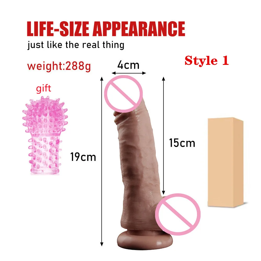 Realistic Dildo Powerful Suction Cup Realistic Big Penis Elastic Sex Toys Bend Axis G Spot Dildo Sex Toys for Women.