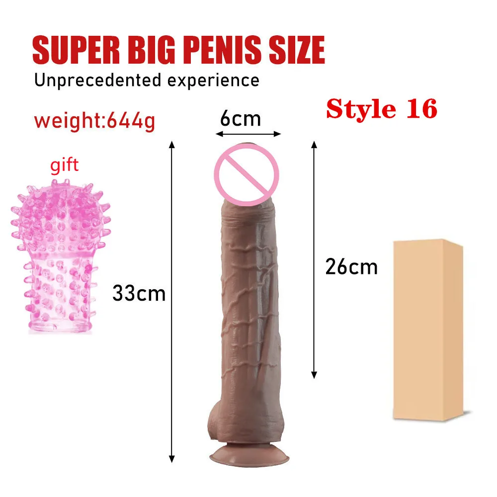 Realistic Dildo Powerful Suction Cup Realistic Big Penis Elastic Sex Toys Bend Axis G Spot Dildo Sex Toys for Women.