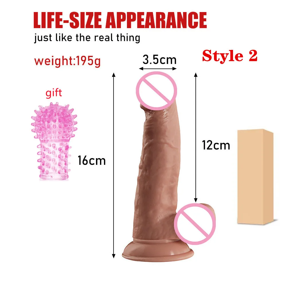 Realistic Dildo Powerful Suction Cup Realistic Big Penis Elastic Sex Toys Bend Axis G Spot Dildo Sex Toys for Women.