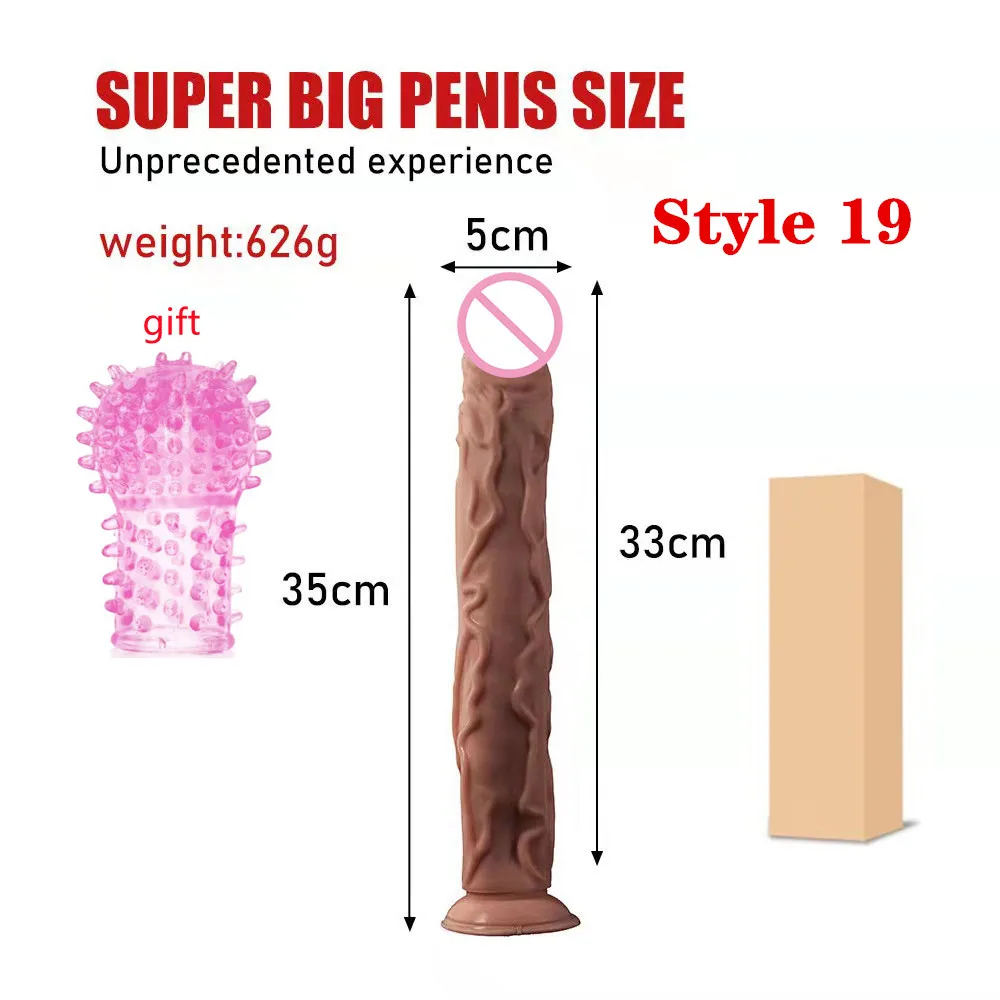 Realistic Dildo Powerful Suction Cup Realistic Big Penis Elastic Sex Toys Bend Axis G Spot Dildo Sex Toys for Women.