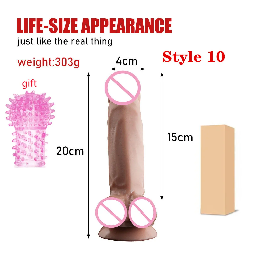 Realistic Dildo Powerful Suction Cup Realistic Big Penis Elastic Sex Toys Bend Axis G Spot Dildo Sex Toys for Women.