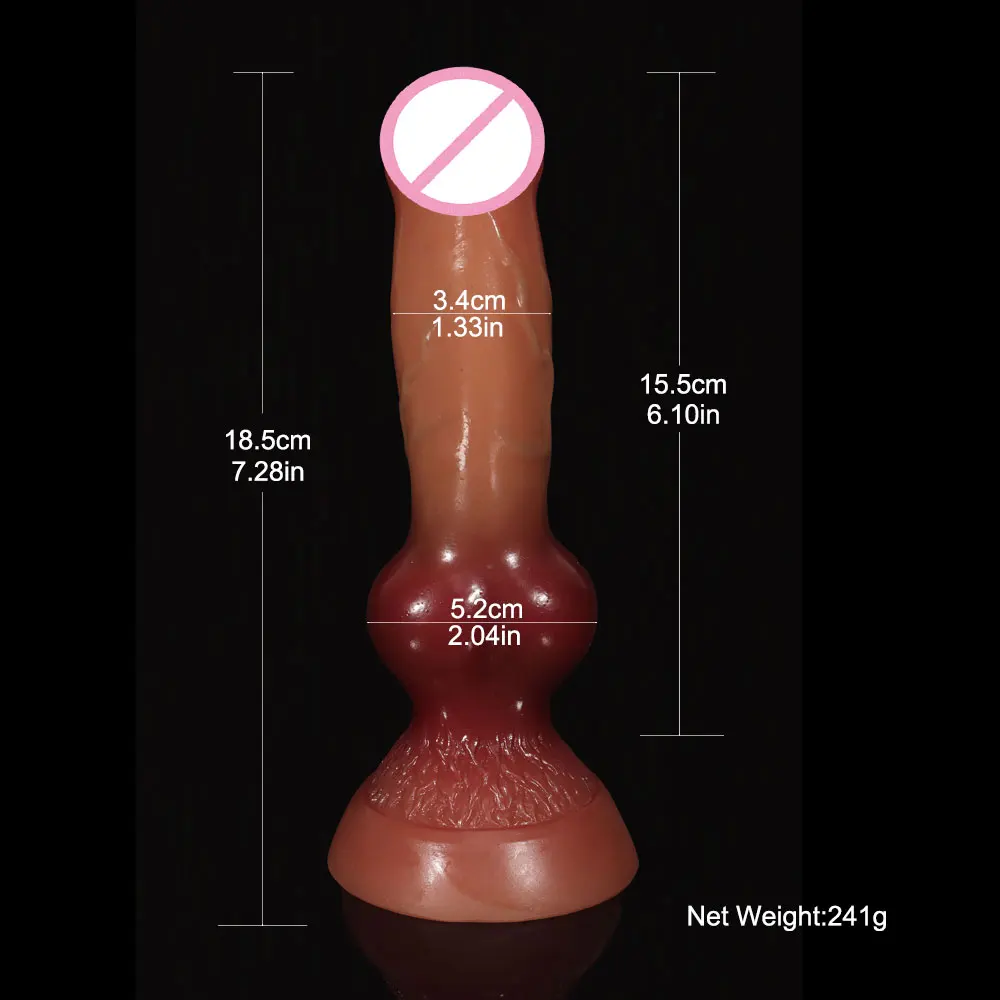 Realistic Dog Dildo Simulation Penis Animal Dildo Anal With Suction Cup Adult Toy Cheap Sex Toy For Woman Lesbian Strapon Dildo