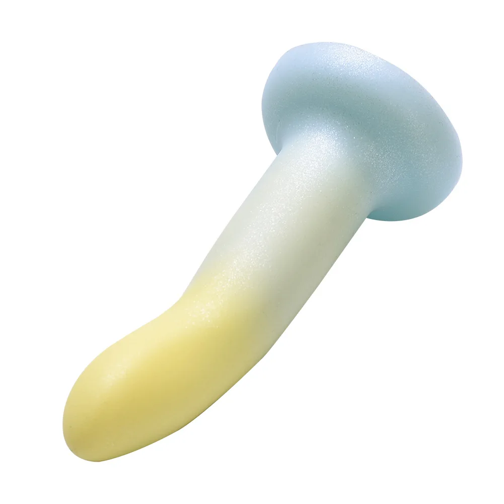 Girls Liquid Silicone Realistic Anal Dildo with Strong Suction Cup pink penis G Spot Dildo for Women Men Sex Toys 14-21cm
