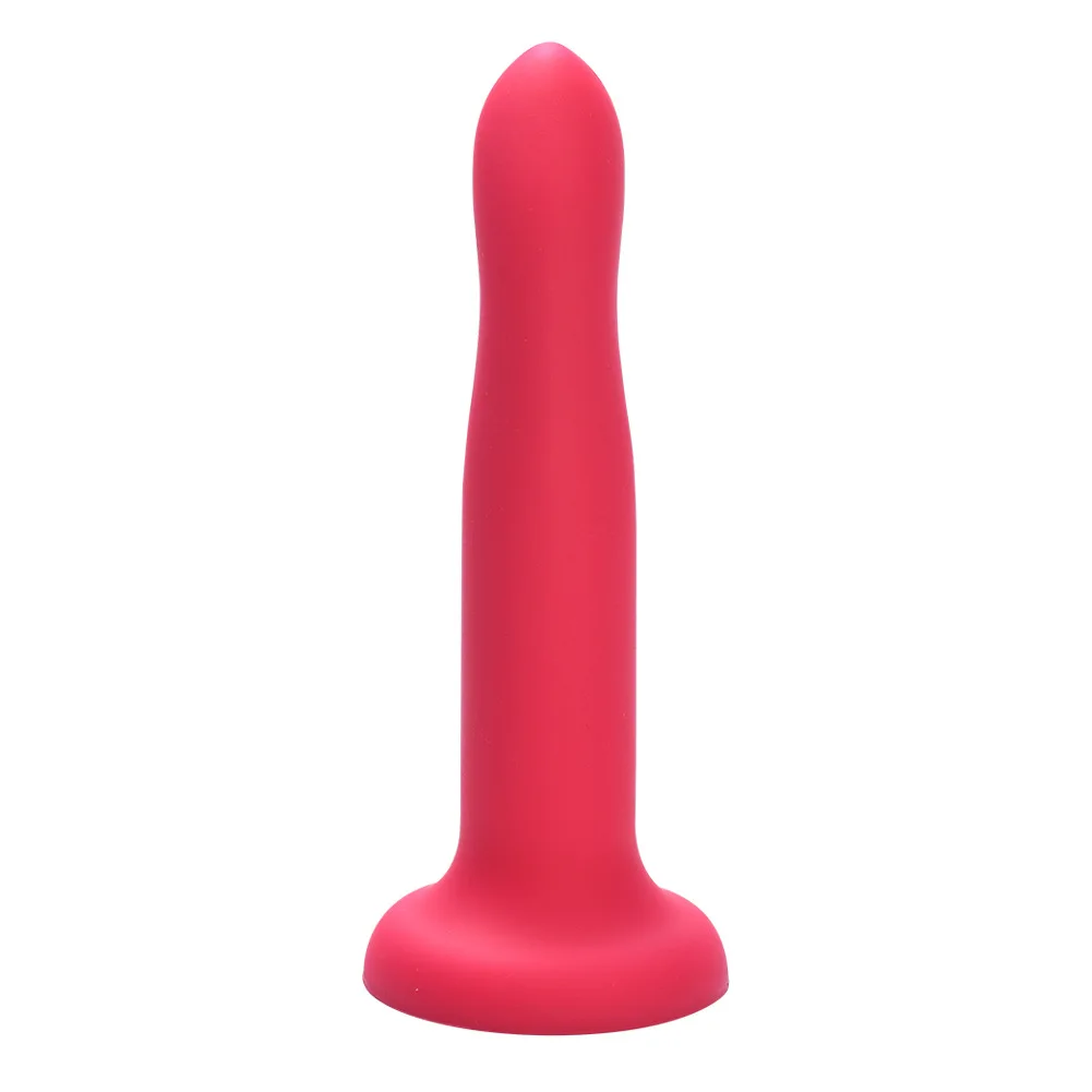 Girls Liquid Silicone Realistic Anal Dildo with Strong Suction Cup pink penis G Spot Dildo for Women Men Sex Toys 14-21cm